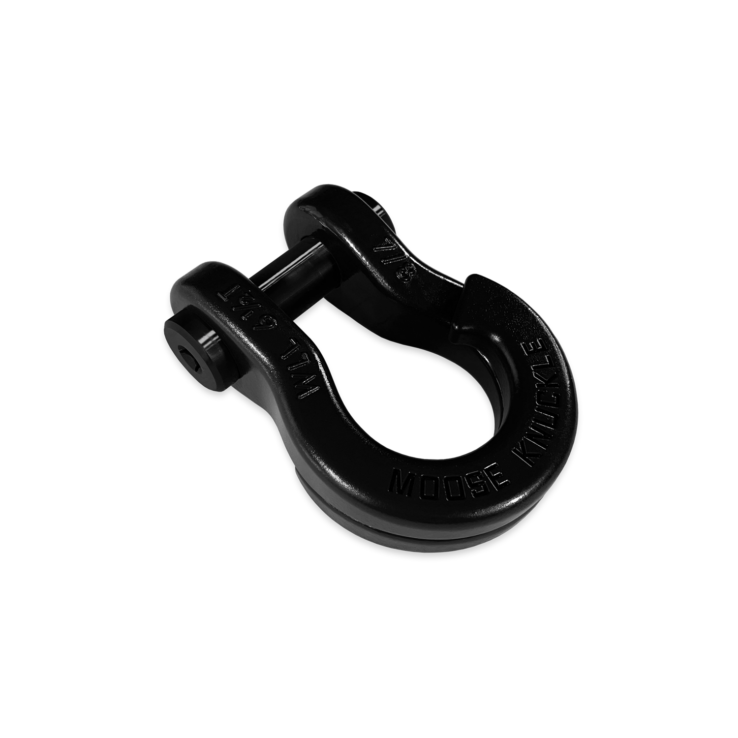 Jowl Recovery Split 7 8 Inch Shackle (Black Hole Combo)