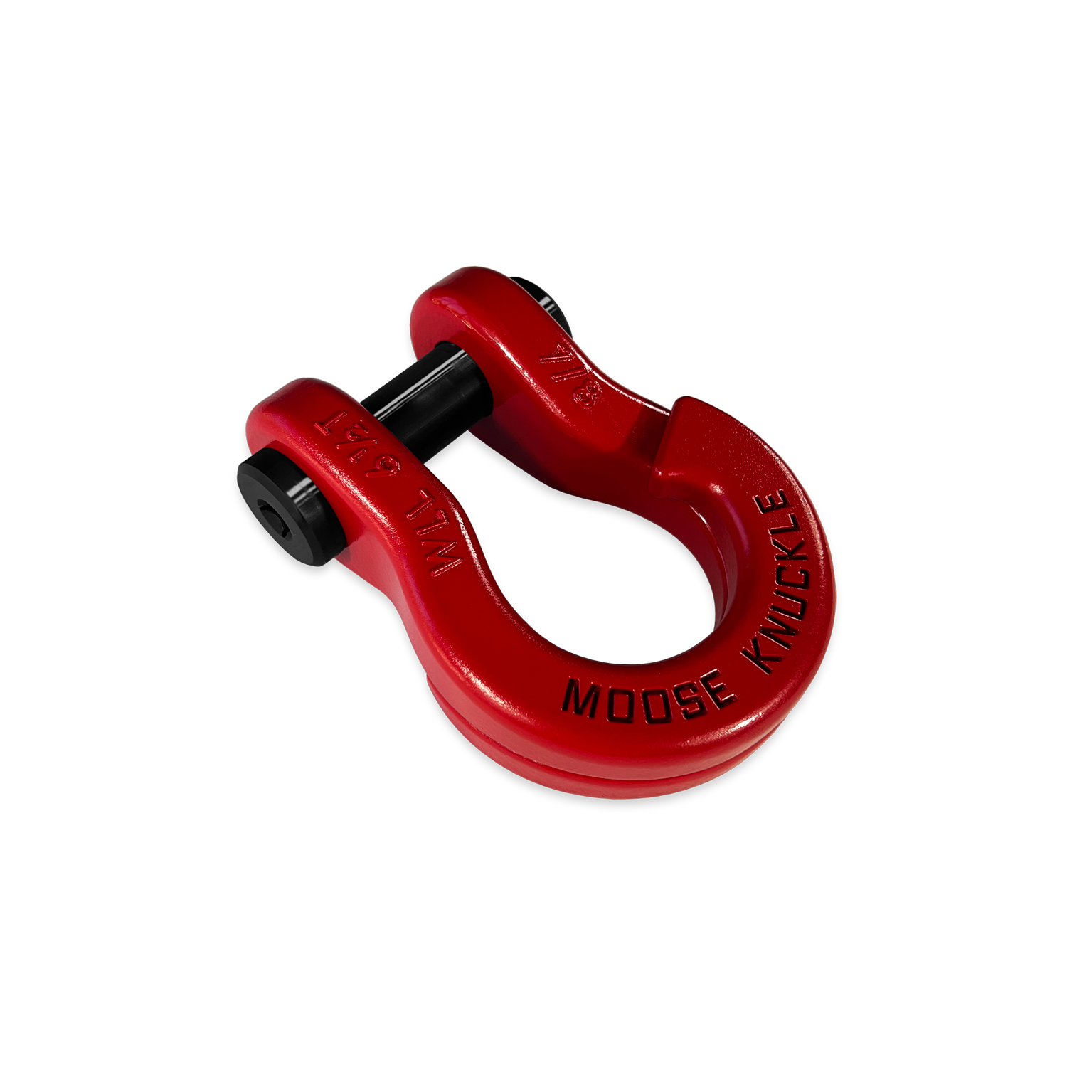 Jowl 7/8 Split Shackle Flame Red | Moose Knuckle Offroad