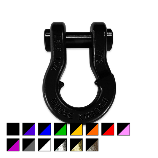 Jowl Recovery Split 7 8 Inch Shackle (Black Hole)