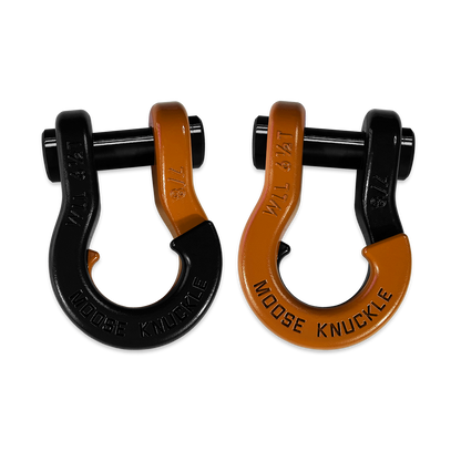 Jowl Recovery Split 7 8 Inch Shackle (Black Hole and Obscene Orange Combo)