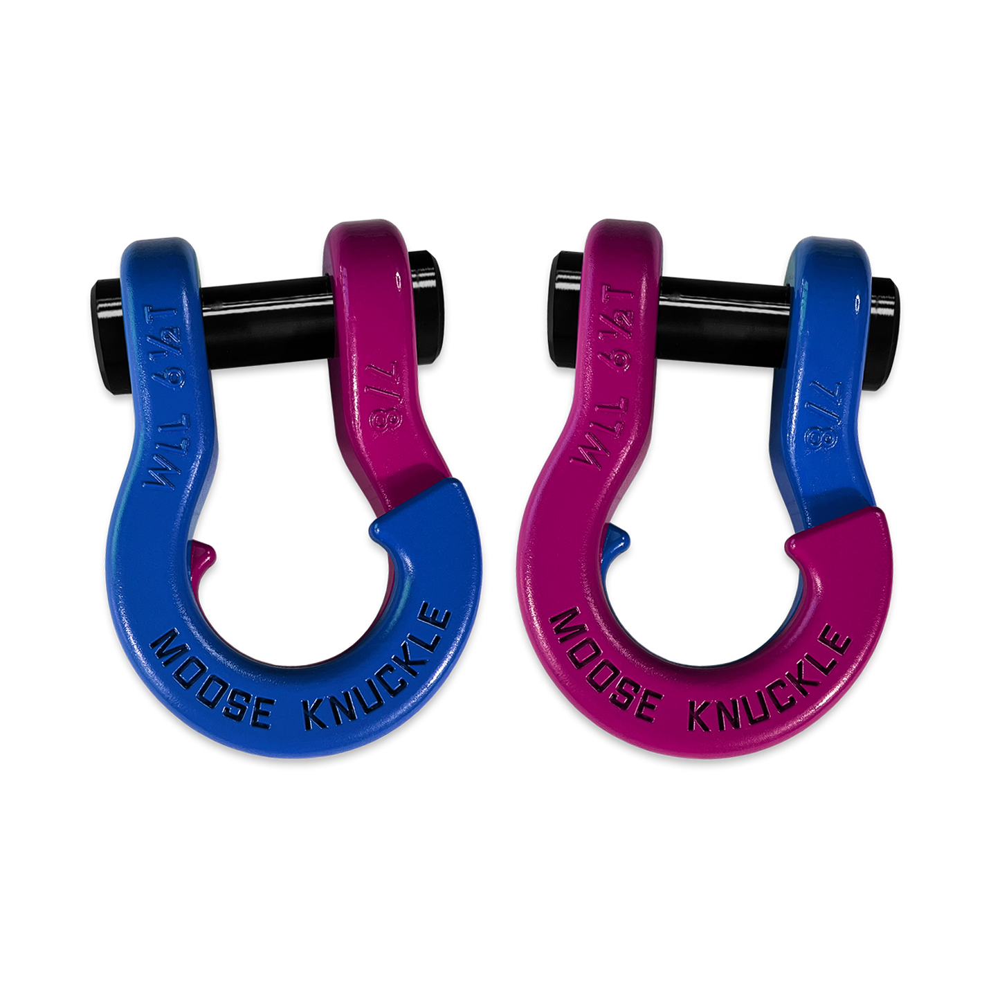 Jowl Recovery Split 7/8 Shackle Capacity (Blue Balls and Pogo Pink Combo)