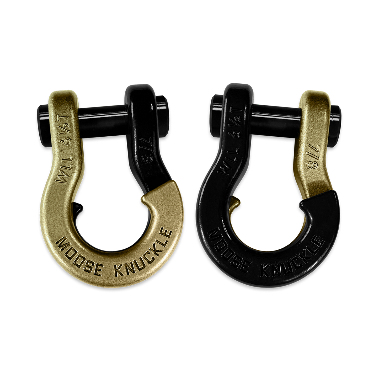 Jowl 7/8 Towing Split Shackle | Brass Knuckle