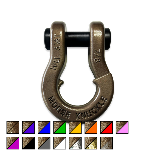 Jowl 7/8 Split Shackle Buff Bronze | Large Lifted Trucks