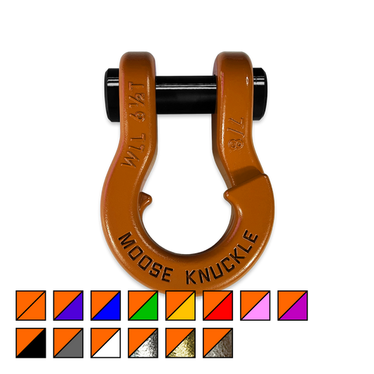 Jowl 7/8 Split Truck Shackle | Obscene Orange