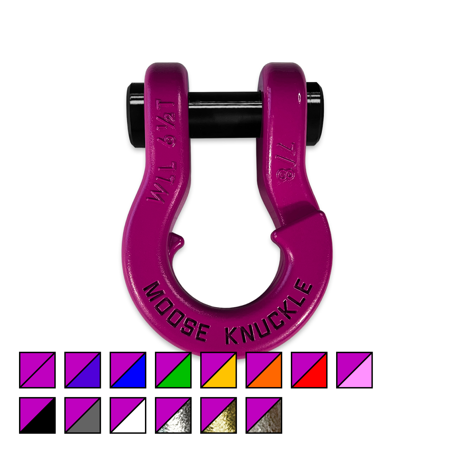 Jowl™ Recovery Split Shackle™ 7/8 Shackle – Pogo Pink