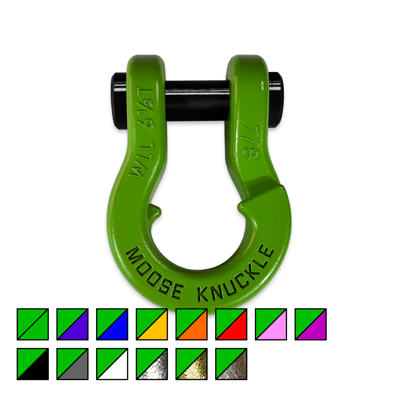 Jowl™ Recovery 7 8 D Ring Shackle Recovery | Sublime Green
