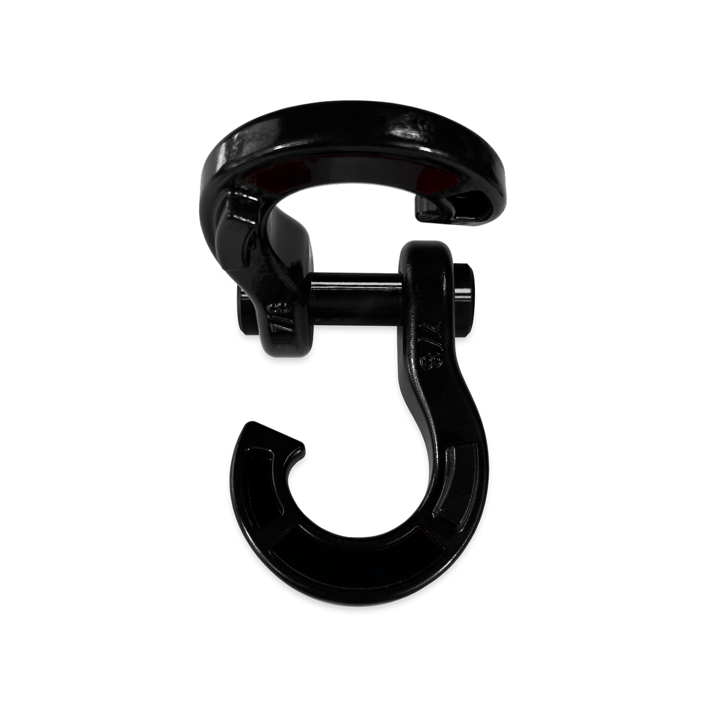 Jowl Recovery Split 7 8 Inch Shackle (Black Hole Combo)