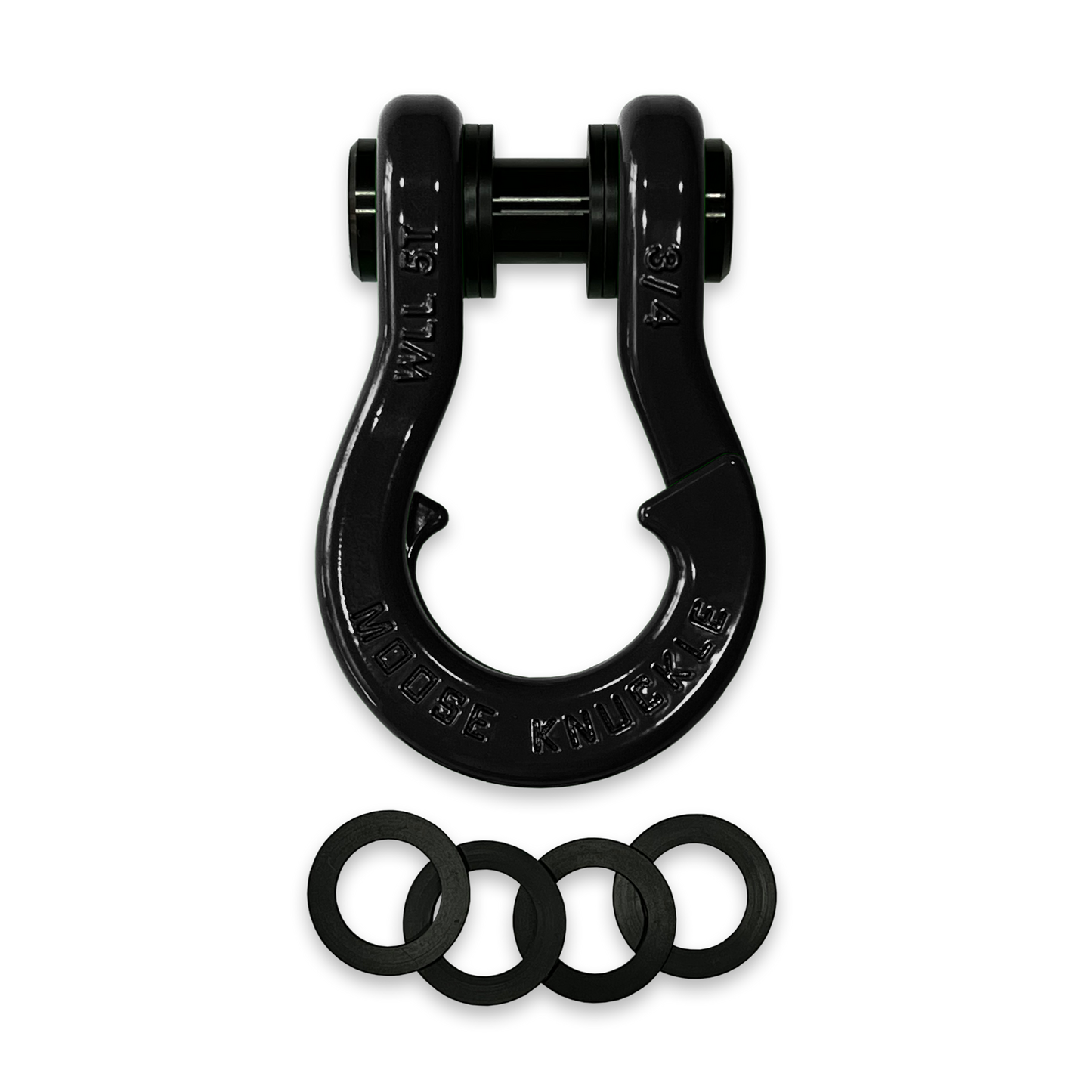 Jowl Recovery Split 3/4 Anchor Shackle (Black Hole)