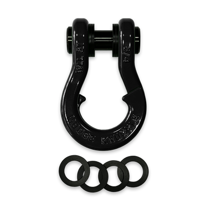 Jowl Recovery Split 3/4 Anchor Shackle (Black Hole)