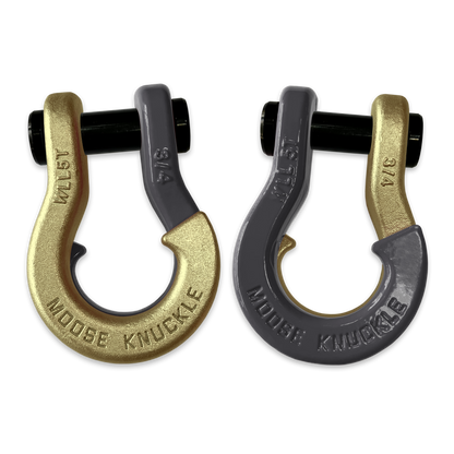 Jowl Best Recovery Shackle (Brass Knuckle and Gun Gray Combo)