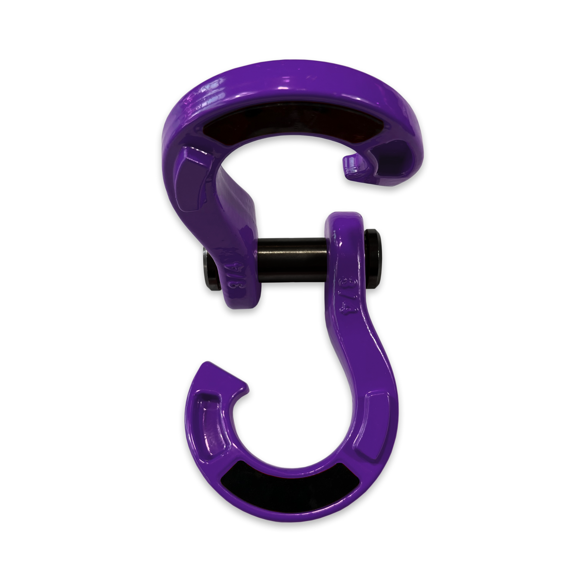 Jowl recovery split shackle 3/4 (Grape Escape) Open