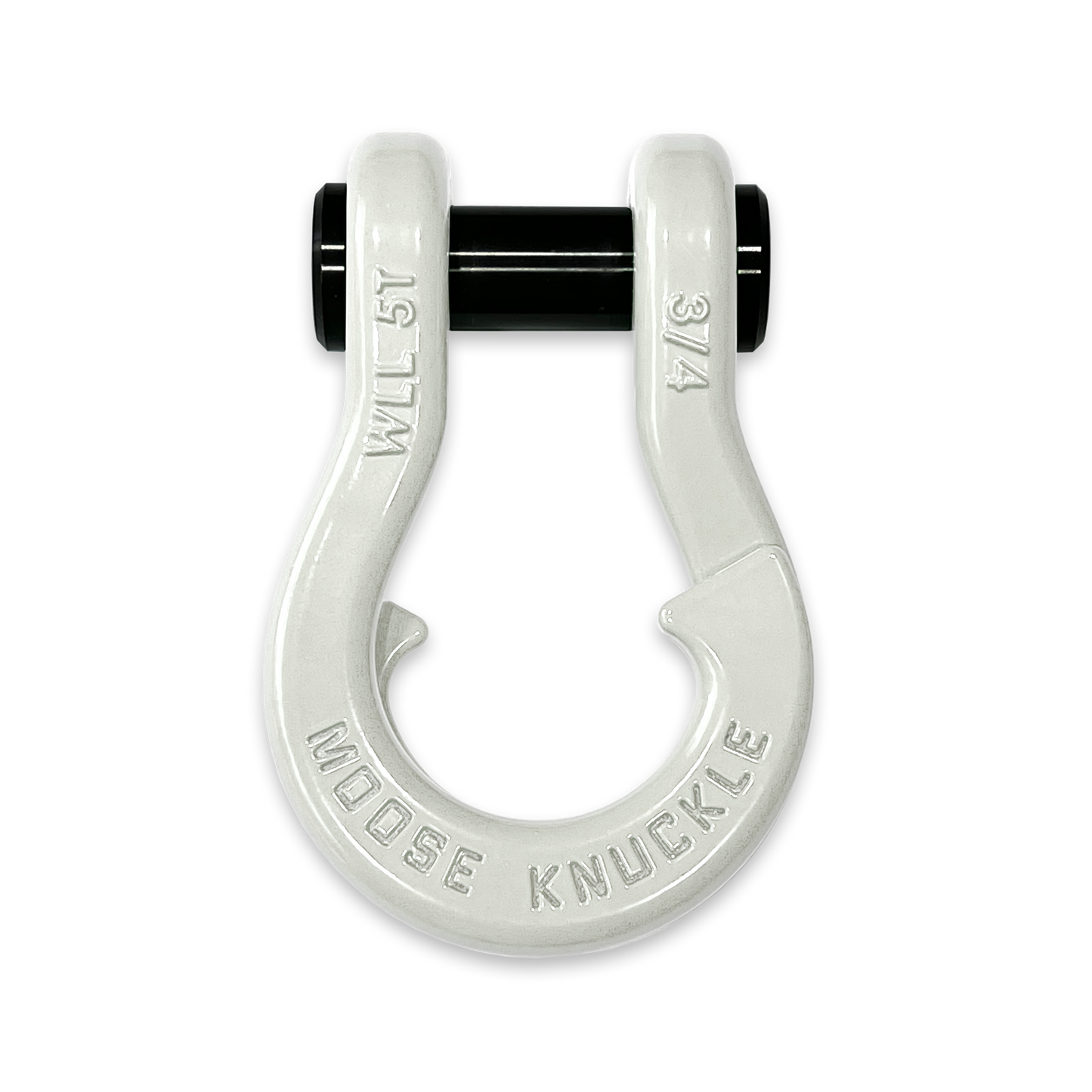 Jowl Recovery Split Shackle 3 4 Inch (Pure White)