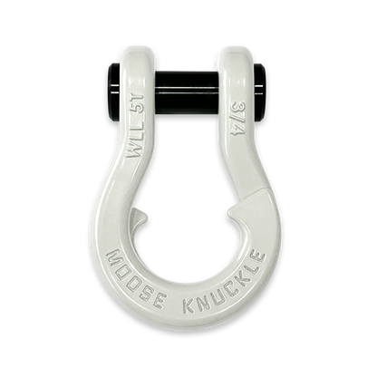Jowl Recovery Split Shackle 3 4 Inch (Pure White)