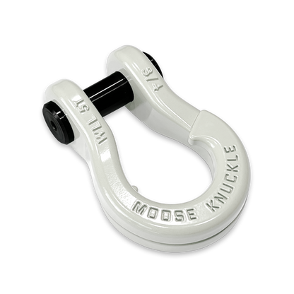Jowl Recovery Split Shackle 3 4 Inch (Pure White)