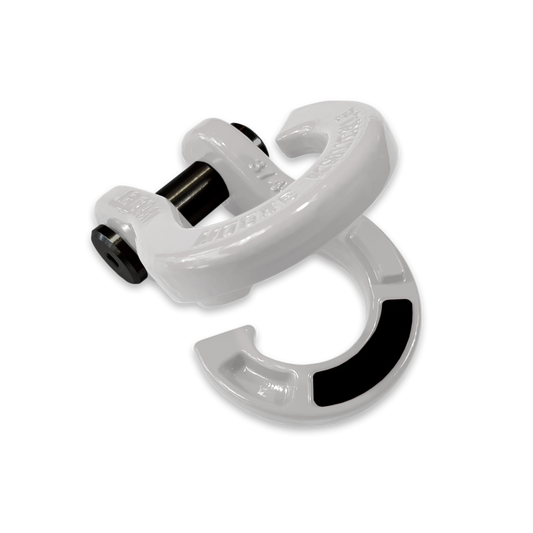 Jowl Recovery Split Shackle 3 4 Inch (Pure White)