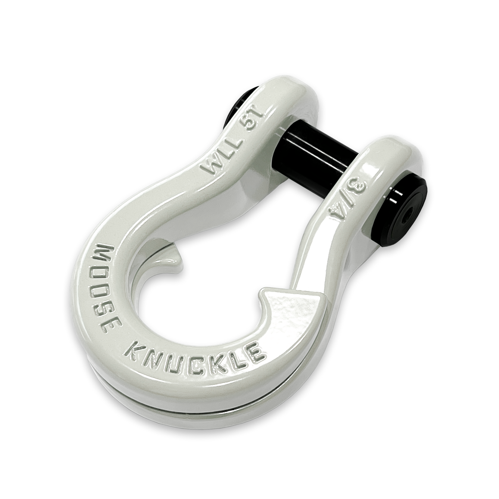 Jowl Recovery Split Shackle 3 4 Inch (Pure White)