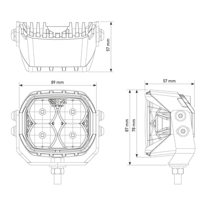 3.5inch Rave-S Driving Light with Background Light